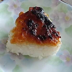 マヨ味噌のリメイク焼おにぎり